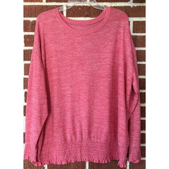 Torrid Super Soft Plush Pink Ruffled Thin Sweater Size 2X - Picture 1 of 5